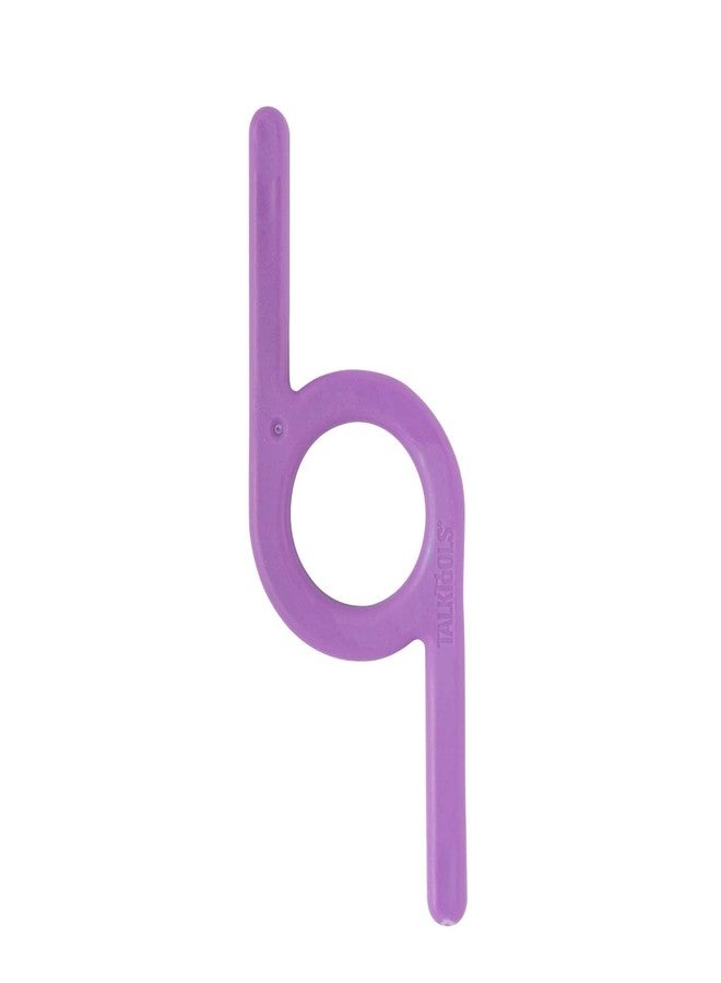 TalkTools Chewy | Oral Motor Sensory Tool for Kids and Toddlers | Therapy Tools to Improve Chewing and Biting (Purple Smooth, 2 Count (Pack of 1)) - Image 3